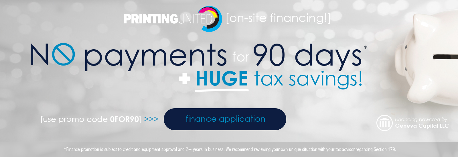 PRINTING United Expo Geneva Capital Finance Offer with Vanguard Digital